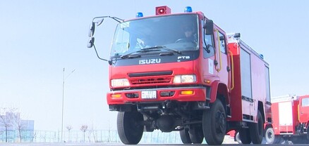 Հրդեհի ահազանգ Արցախի պողոտայում