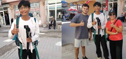 Չինացի զբոսաշրջիկը ոտքով հասել է Թուրքիա