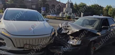 Չարենցավանում բախվել են «Hongqi» և «Lada» մակնիշի ավտոմեքենաները․ կան վիրավորներ․ shamshyan.com