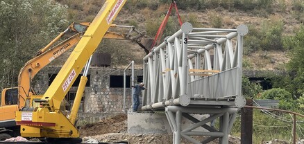 Այրում կայարանում տեղադրվում է հետիոտնային կամուրջ