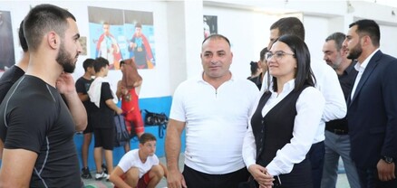 ԿԳՄՍ նախարարի տեղակալն այցելել է Գեղակերտի ծանրամարտի մարզադպրոց