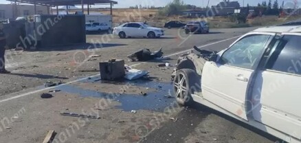 Գեղարքունքում բախվել են «Mercedes»-ը և «ԳԱԶ 53»-ը․ վերջինը կողաշրջվել է, կա 4 վիրավոր
