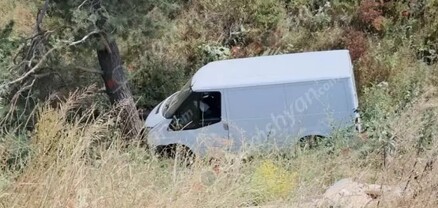 Ավտովթար՝ Կոտայքի մարզում․ մեքենան հայտնվել է ձորում՝ բախվելով ծառին