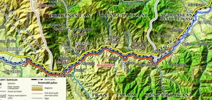 «Ադրբեջանի քարտեզագիրներ» ասոցիացիան պատրաստել է այսպես կոչված «Զանգեզուրի միջանցքի» քարտեզը