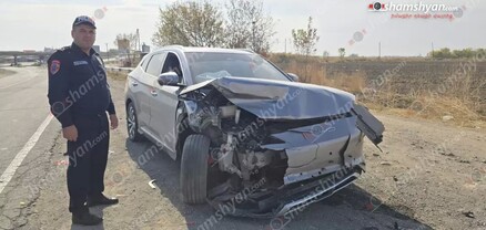 Արմավիրի մարզում բախվել են էլեկտրական «BYD»-ն ու «Mercedes»-ը. կա 3 վիրավոր. shamshyan.com
