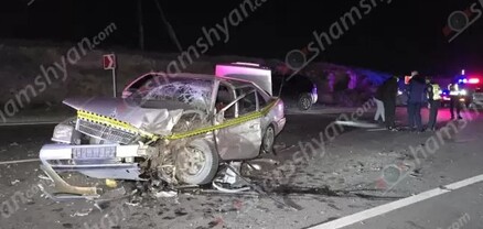 Ավտովթար Կոտայքի մարզում․ բախվել են «Mercedes»-ն ու «Գազել»-ը․ կա 5 վիրավոր