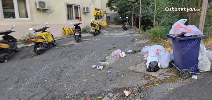 Երևանում սնունդ են առաքում աղբի մոտ կայանված մոպեդներով ու փնթի արկղերով. shamshyan.com
