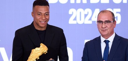 Մբապեն արժանացել է «Ոսկե խաղակոշիկ» մրցանակին