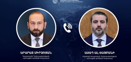 Միրզոյանը սիրիացի գործընկերոջ հետ քննարկել է Հայաստան-Սիրիա երկկողմ հարաբերությունների զարգացման հարցեր