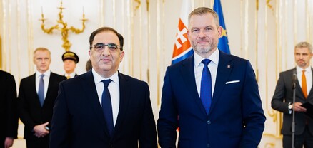 Դեսպան Անդրանիկ Հովհաննիսյանն իր հավատարմագրերն է հանձնել Սլովակիայի նախագահին