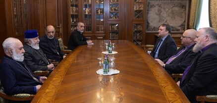 Ամենայն Հայոց Կաթողիկոսն ընդունել է Գերմանիայի Ավետարանական եկեղեցու պատվիրակությանը
