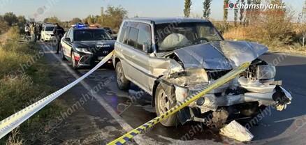 Կարին գյուղում բախվել են «Mitsubishi»-ն և «Lada Largus»-ը․ կա վիրավոր․ shamshyan.com