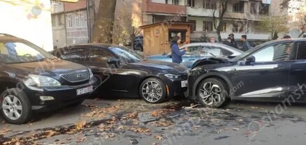 Ավտովթար՝ Երևանում․ բախվել են մի քանի մեքենաներ, կա վիրավոր