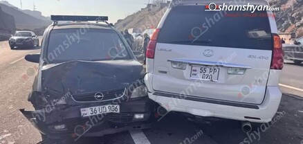 Երևան-Սևան ճանապարհին բախվել են «Lexus»-ն ու «Opel»-ը. կա վիրավոր. shamshyan.com