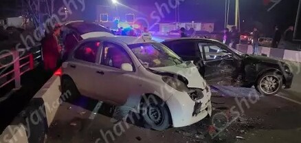 Գառնիում բախվել են Nissan March-ը և  BMW-ն․ կա 3 վիրավոր․ shamshyan.com