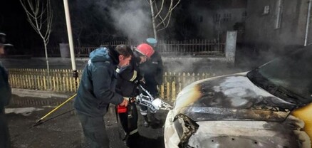 Կապանում ավտոմեքենա է այրվել