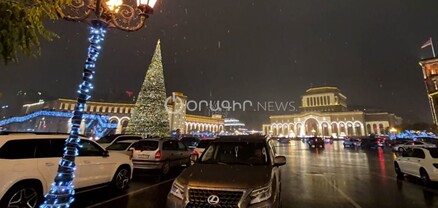 Երևանում տեղում է առաջին ձյունը․ մայրաքաղաքը հեքիաթի է վերածվել