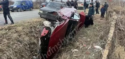 Արարատի մարզում բախվել են «ԳԱԶ 3108»-ը և Hyundai Elantra-ն․ վերջինը հայտնվել է փոսում․ shamshyan.com