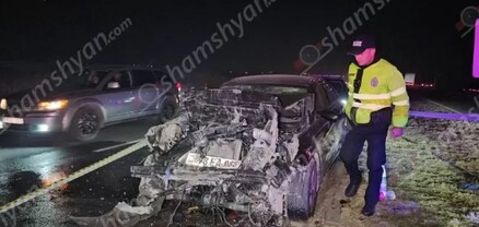 Երասխ-Երևան ավտոճանապարհին բախվել են «Hyundai Elantra»-ն «УАЗ»-ը. կա վիրավոր