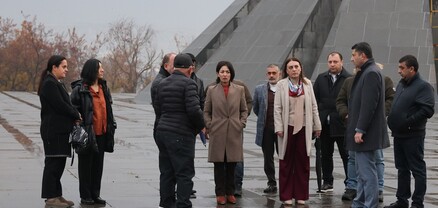 Ժաննա Անդրեասյանը կրկին այցելել է Հայոց ցեղասպանության հուշահամալիր