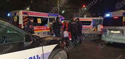 Երևանում բախվել են Tesla-ն, BMW-ն, Mercedes-ը, Hongqi-ն, Kia-ն և շտապօգնության մեքենան․ վիրավորների թվում երեխաներ կան
