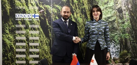 Արարատ Միրզոյանը հանդիպում է ունեցել Վրաստանի ԱԳ նախարար Մակա Բոճորիշվիլիի հետ