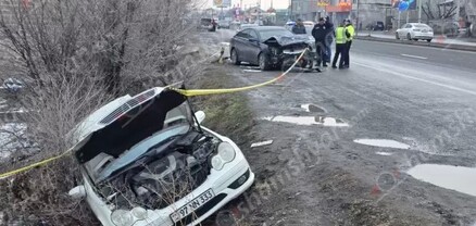 Արմավիրի մարզում Honda-ն վրաերթի է ենթարկել 2 անչափահաս հետիոտնի, ապա բախվել կայանված Mercedes-ին