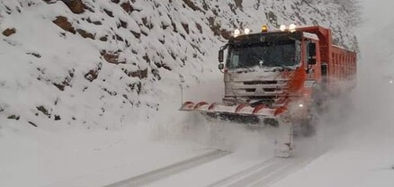 Սյունիքում, Արագածում Ապարանում ձյուն է տեղում,  կան փակ ճանապարհներ