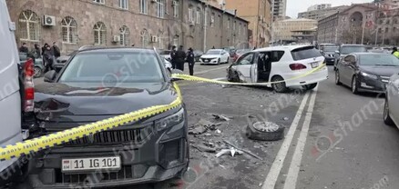 Երևանում բախվել են Voyah-ը, Mercedes Sprinter-ը, Chevrolet-ն ու Toyota-ն. 6 վիրավորներից 3-ը երեխաներ են. shamshyan.com