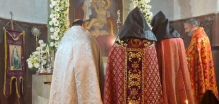 Թալինի Սուրբ Աստվածածին եկեղեցում մաքրագործման կարգ է կատարվել, քանի որ խորան էր բարձրացել կարգալույծ քահանա