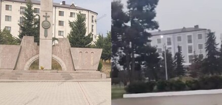Ադրբեջանը Մարտունիում քանդել է Հայրենական մեծ պատերազմի և Արցախյան ազատամարտի նահատակների հիշատակին նվիրված հուշահամալիրը