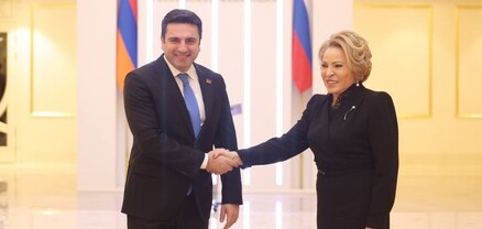 Ալեն Սիմոնյանն ու Վալենտինա Մատվիենկոն քննարկել են ՀՀ-Ադրբեջան «խաղաղության գործընթացը»