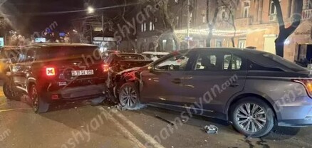 Երևանում բախվել են Jeep-ը, Hongqi-ն, Chevrolet-ը և Opel-ը. վիրավորներն օտարերկրացիներ են