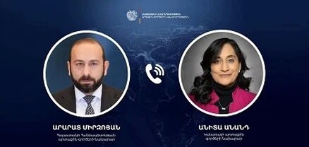 Միրզոյանը Կանադայի ԱԳ նախարարի հետ քննարկել է Մերձավոր Արևելքում ստեղծված իրավիճակը