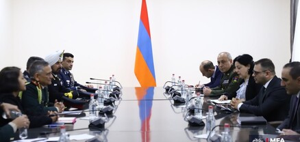 Հնդկաստանի ԶՈՒ պաշտպանության ուժերի շտաբի պետ հետ քննարկվել է Հայաստան-Հնդկաստան հարաբերությունները, տարածաշրջանում ստեղծված իրավիճակը