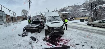 Վանաձորում բախվել են «Opel Astra»-ն և «Ford Transit»-ը․ կա վիրավոր
