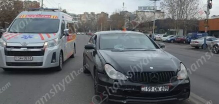 «Մեգամոլ» առևտրի կենտրոնի մոտ Mercedes-ը վրաերթի է ենթարկել փողոցը չթույլատրելի հատվածով անցնող հետիոտնին