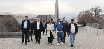Ժաննա Անդրեասյանը կրկին այցելել է Հայոց ցեղասպանության հուշահամալիր
