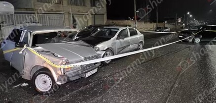 Խոշոր ավտովթար՝ Երևանում․ բախվել են «Ford»-ը, «Kia»-ն, «Opel»-ն ու «VAZ 2107»-ը․ կան վիրավորներ
