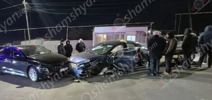 Երևանում բախվել են «Lincoln»-ը, «Hongqi»-ն, «Honda»-ն և «Opel»-ը․ կա վիրավոր․ վարորդներից մեկը եղել է ոչ սթափ