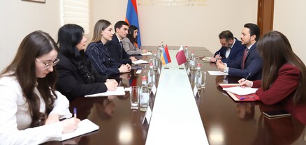 Արդարադատության նախարարն ընդունել է Կատարի Պետության դեսպանին