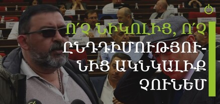 Ո՛չ իշխանությունից, ո՛չ ընդդիմությունից ակնկալիք չունեմ. Արսեն Ղուկասյան
