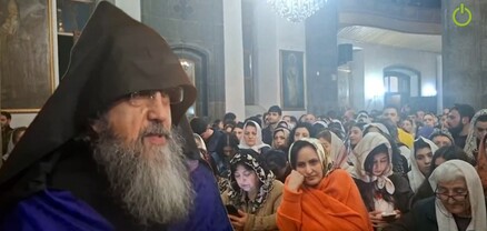 Յոթվերքը լեփ-լեցուն էր․ Ճրագալույցի պատարագը մատուցվել է Միքայել Սրբազանի մասնակցությամբ