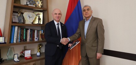 Հայաստանի շախմատի ակադեմիան պաշտոնական այցով հյուրընկալել է Վրաստանի շախմատի ֆեդերացիայի նախագահին