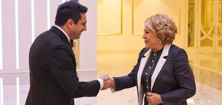 Ալեն Սիմոնյանը շնորհավորել է իր ռուս գործընկերոջը՝ Վալենտինա Մատվիենկոյին