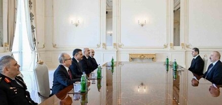 Ալիևն ընդունել է Թուրքիայի ՆԳՆ ղեկավարին