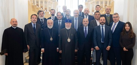 Ամենայն Հայոց Կաթողիկոսն ընդունեց Իսպանիայից ժամանած պատվիրակությանը