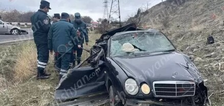 Խոշոր ավտովթար՝ Գեղարքունիքի մարզում․ բախվել են 2 «Mercedes»-ները, կա 4 վիրավոր