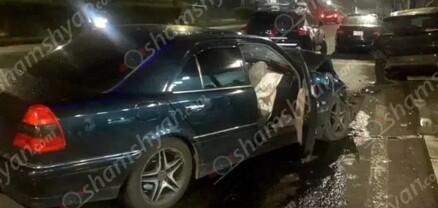 Երևանում «Mercedes»-ը բախվել է կայանված «BYD» մեքենային