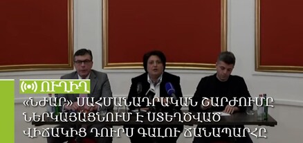 «Նժար» սահմանադրական շարժումը ներկայացնում է ստեղծված վիճակից դուրս գալու ճանապարհը. ՈւՂԻՂ